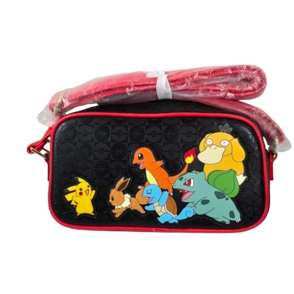 Loungefly Handbags - Loungefly Pokemon Leading the Team Crossbody Bag Pikachu & Friends Purse NWT